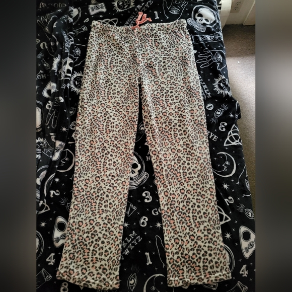 Arctic trail plush fleece pj pants, Leopard print. Women's xl. - Picture 10 of 10